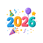 سال نو میلادی مبارک 2026 happy new year