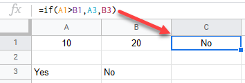 google sheets if function 3