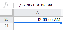 google sheets ISDATE FUNCTION 2