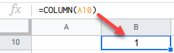google sheets column function 1