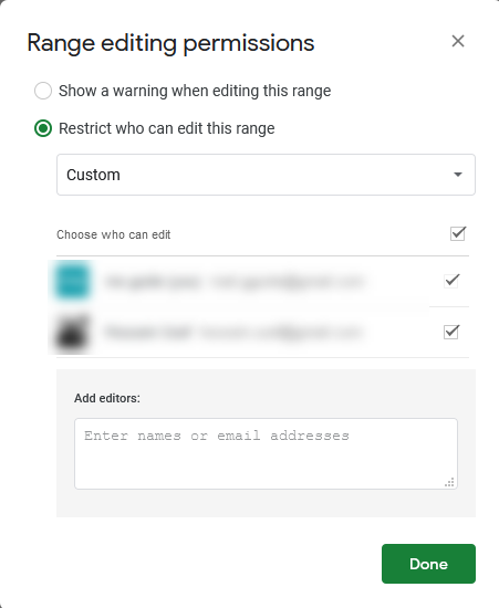 google sheets menu data Protected sheets and ranges 5