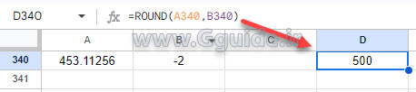 google sheets TRUNC function 3